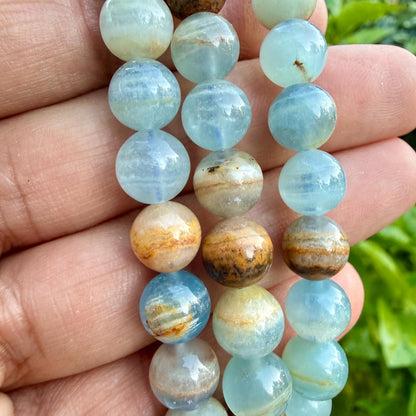 Aquatine Calcite Bracelet — Sea Quiet