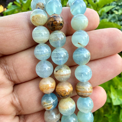 Aquatine Calcite Bracelet — Sea Quiet