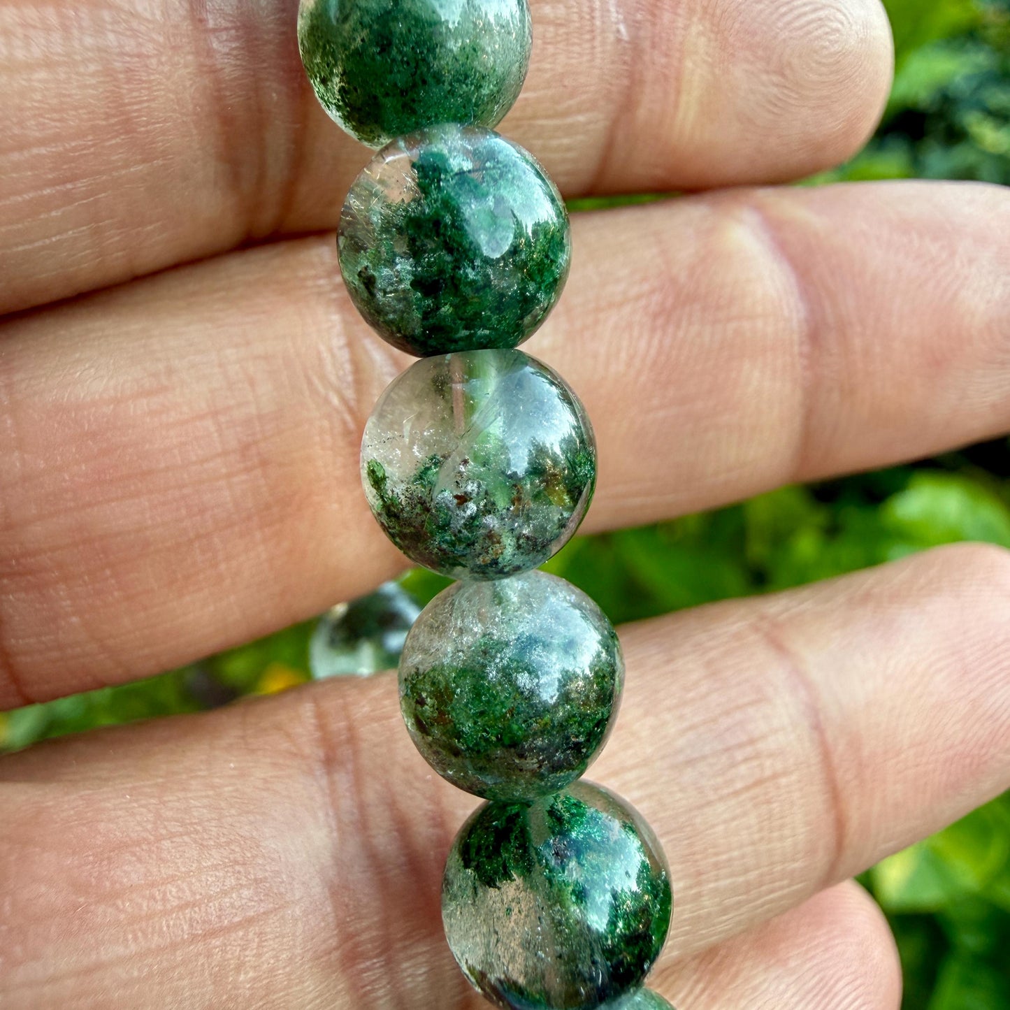Green Phantom Quartz Bracelet — Quiet Growth