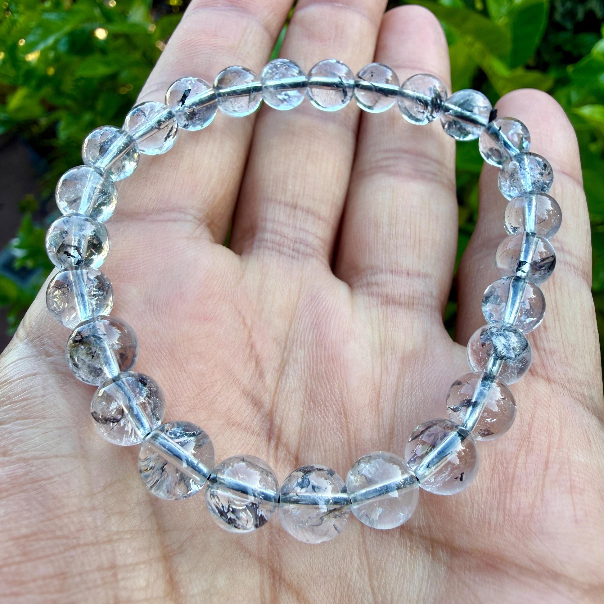 Herkimer Diamond Bracelet — Bright Clarity
