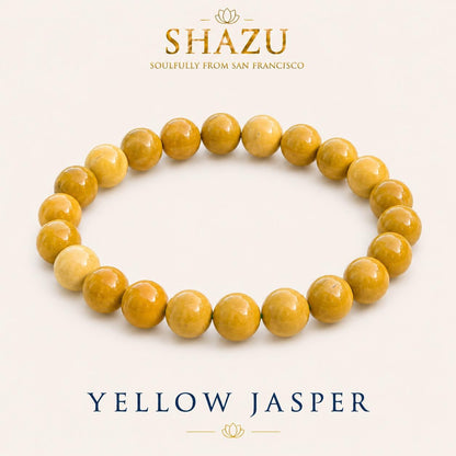 Yellow Jasper Bracelet — Steady Sun