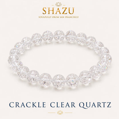 Crackle Quartz Bracelet — Fire and Ice