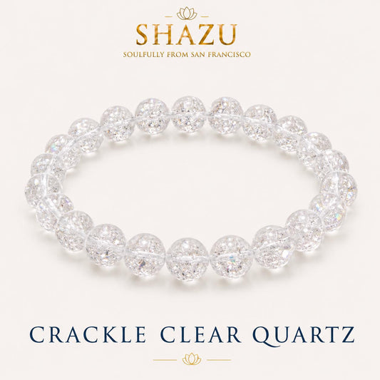 Crackle Quartz Bracelet — Fire and Ice