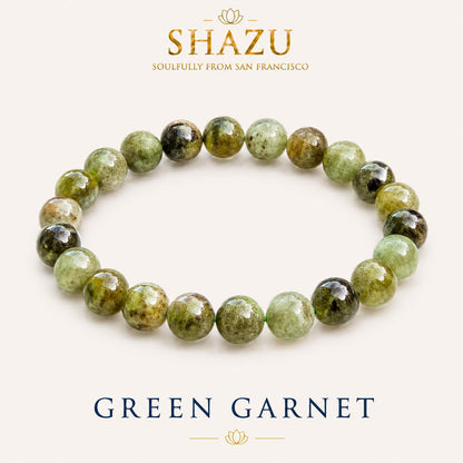 Tsavorite Garnet Bracelet — Green Fire