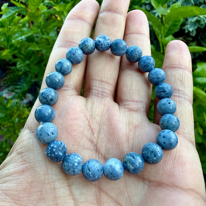 Blue Coral Bracelet — Ocean Calm