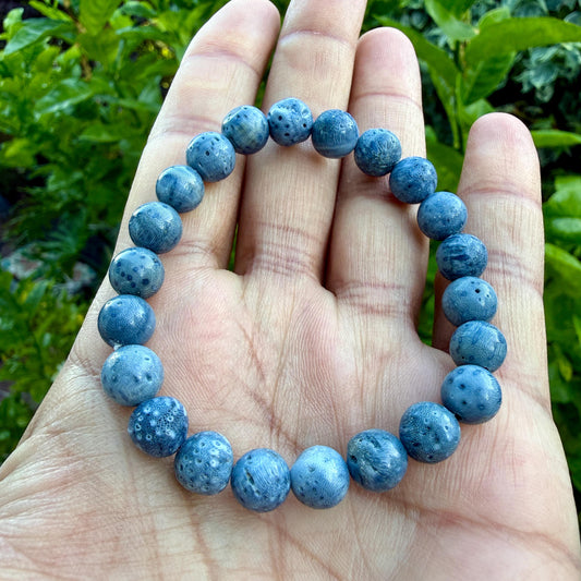 Blue Coral Bracelet — Ocean Calm