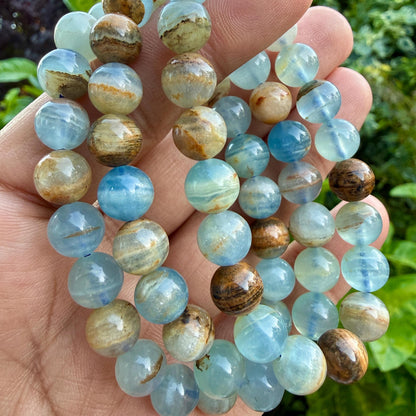 Aquatine Calcite Bracelet — Sea Quiet