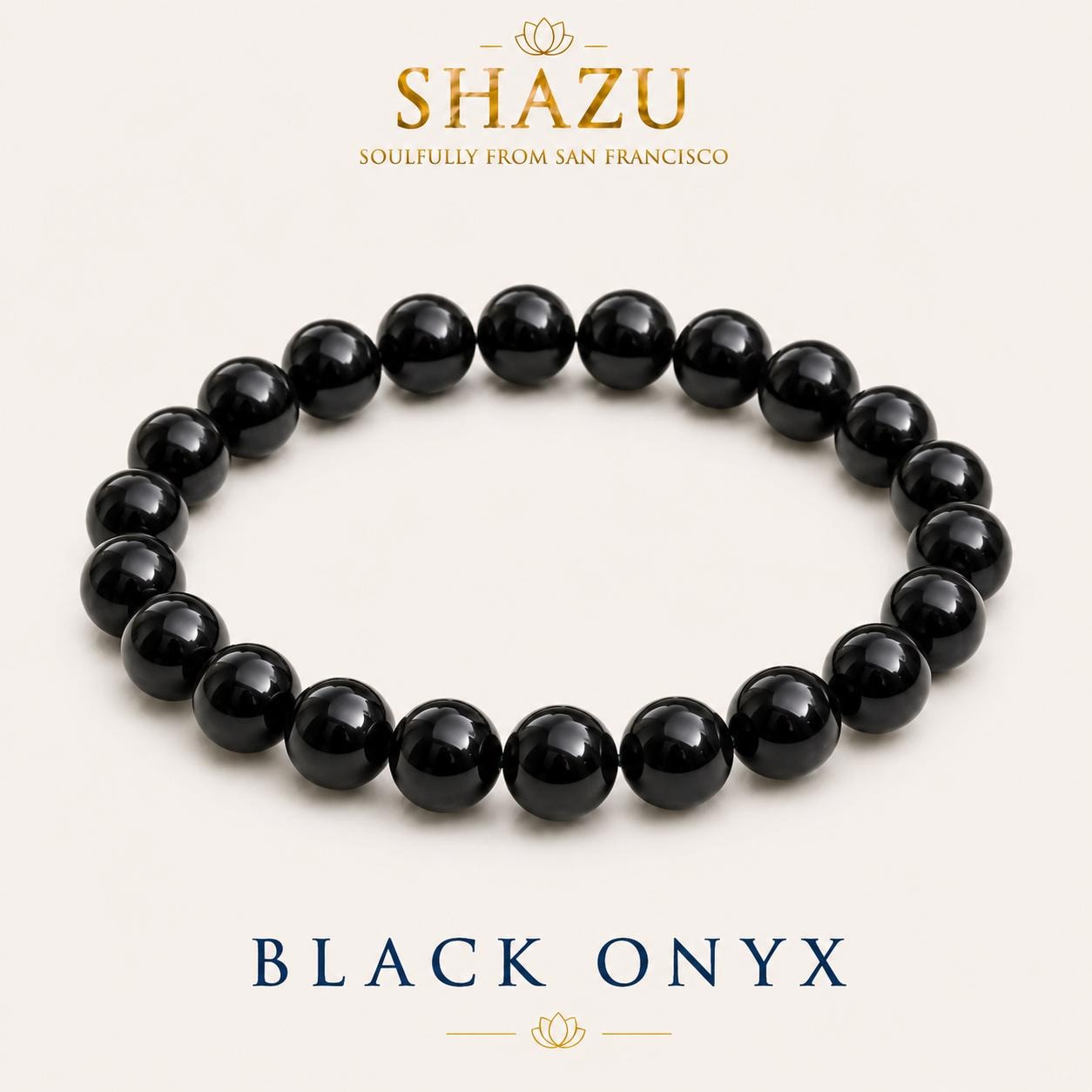 Black Onyx Bracelet — Grounded Calm