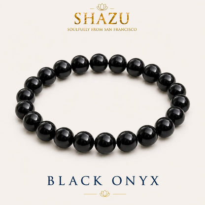 Black Onyx Bracelet — Grounded Calm