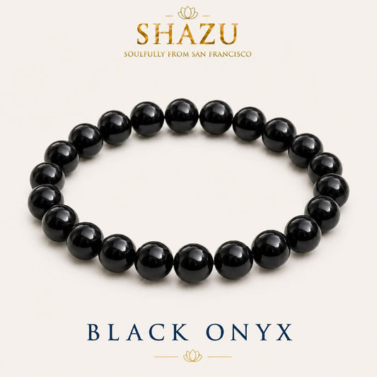 Black Onyx Bracelet — Grounded Calm