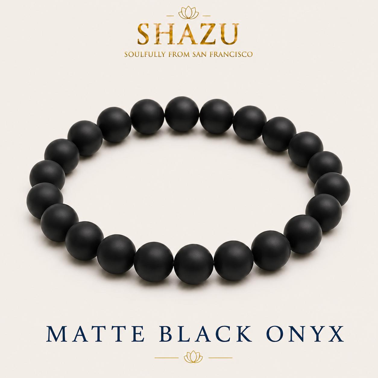 Matte Black Onyx Bracelet — Quiet Ground