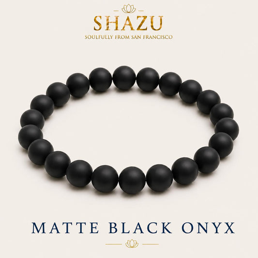 Matte Black Onyx Bracelet — Quiet Ground
