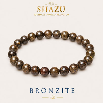 Bronzite Bracelet — Grounding & Confidence