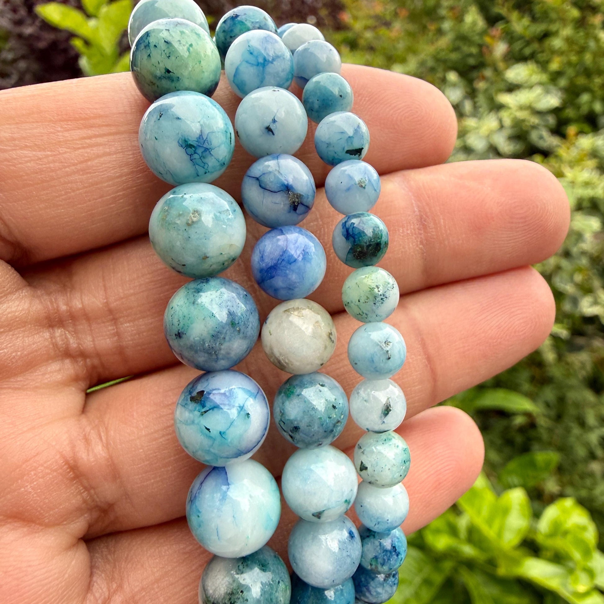 Hemimorphite Bracelet — Clear Voice