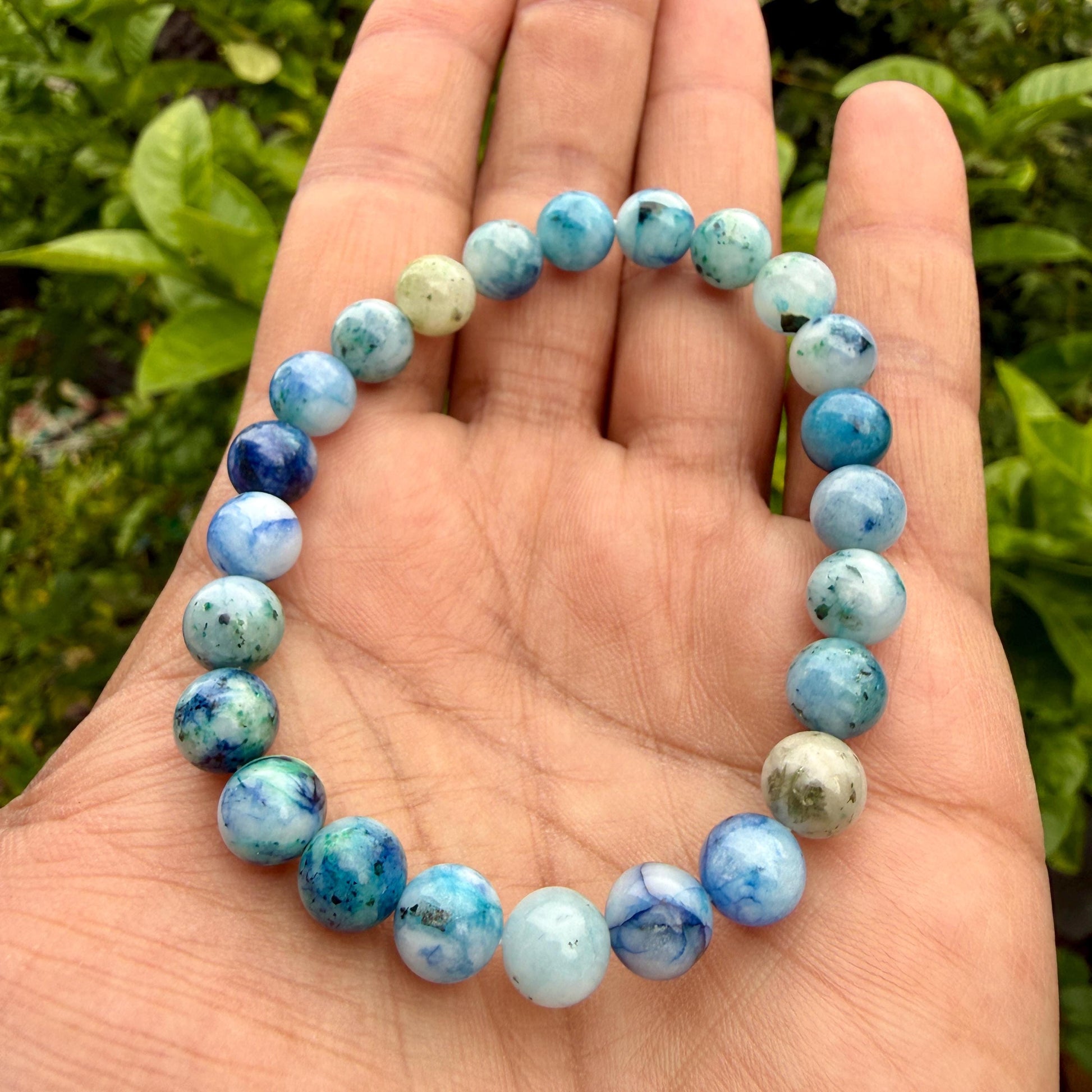 Hemimorphite Bracelet — Clear Voice