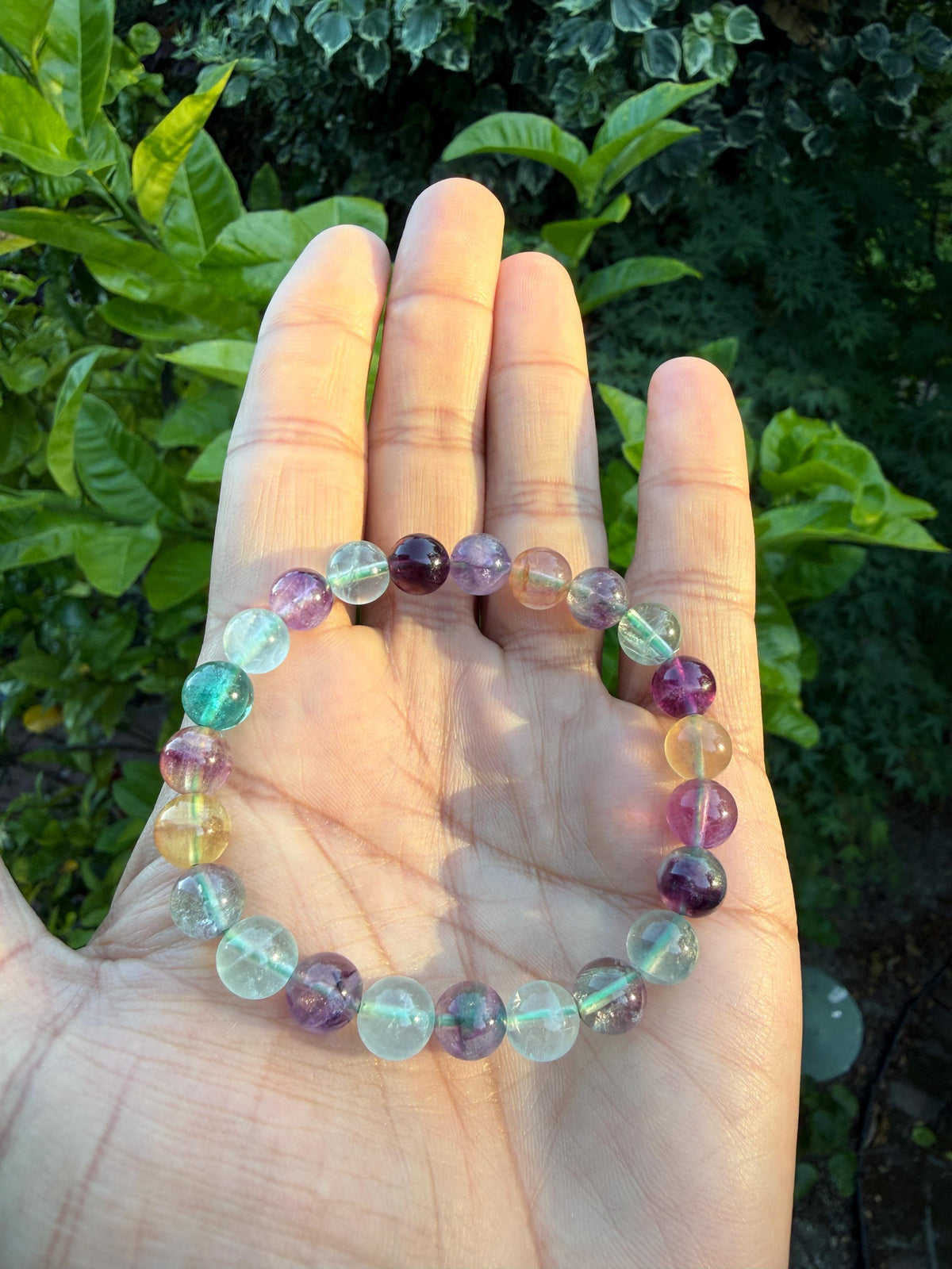 Rainbow Fluorite Bracelet — Focus & Clarity