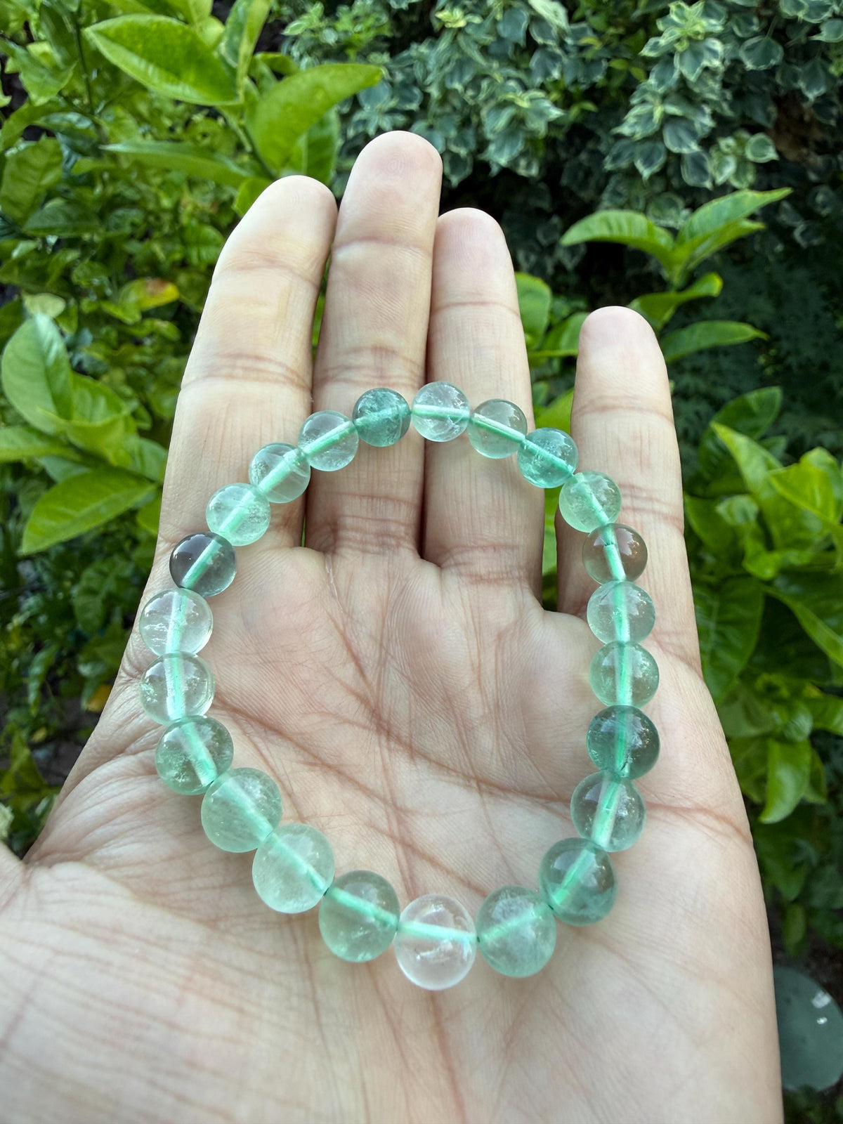 Green Fluorite Bracelet — Focus & Clarity