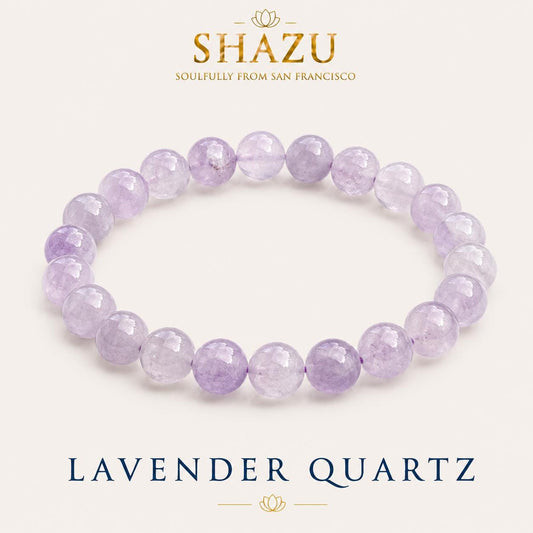 Lavender Quartz Bracelet — Soft Quiet