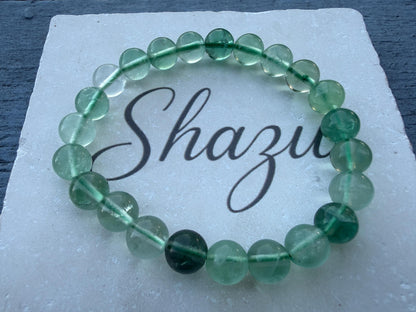 Green Fluorite Bracelet — Focus & Clarity