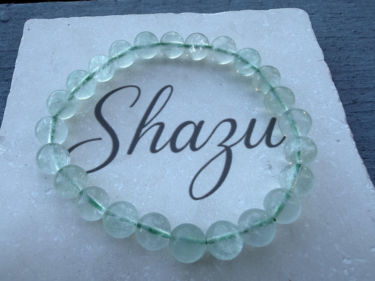Mint Fluorite Bracelet — Focus & Clarity