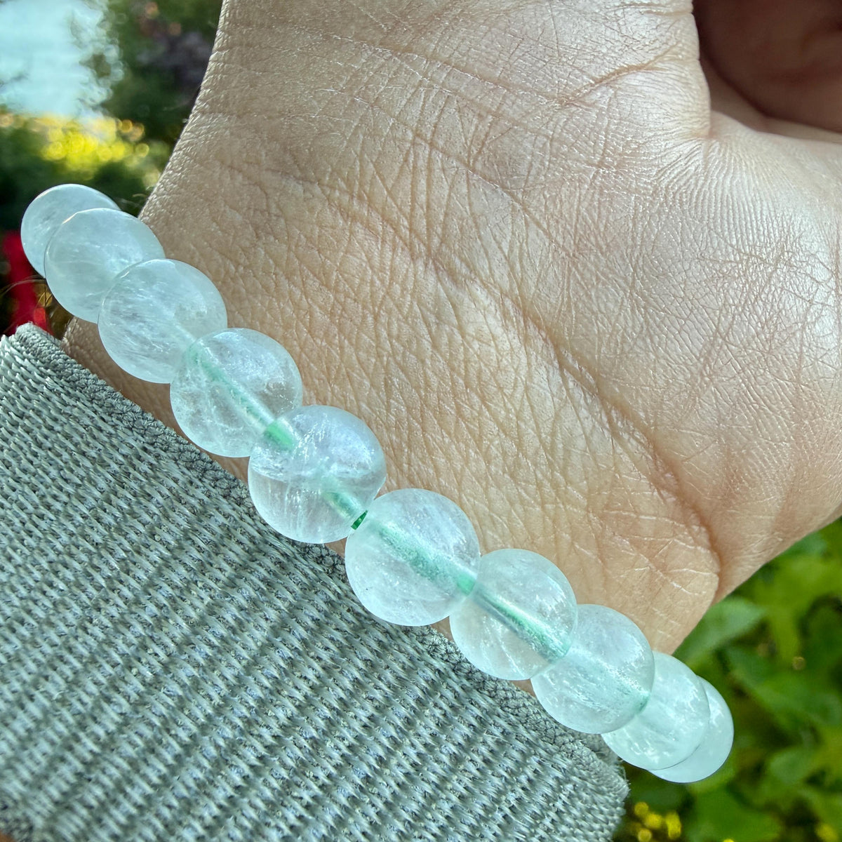 Mint Fluorite Bracelet — Focus & Clarity