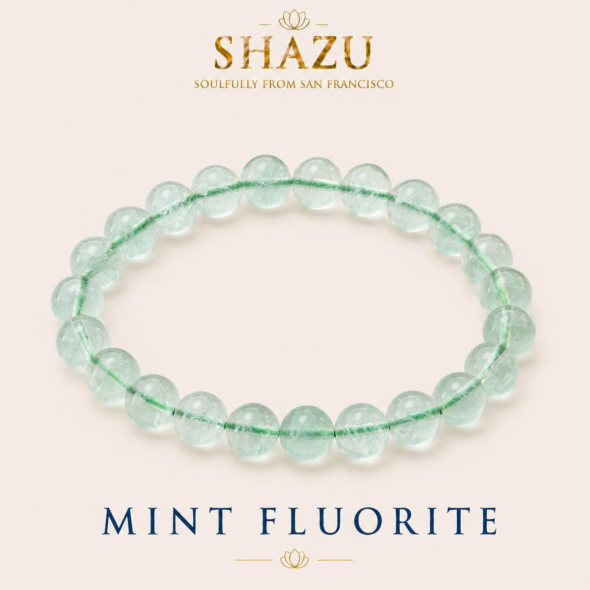 Mint Fluorite Bracelet — Focus & Clarity