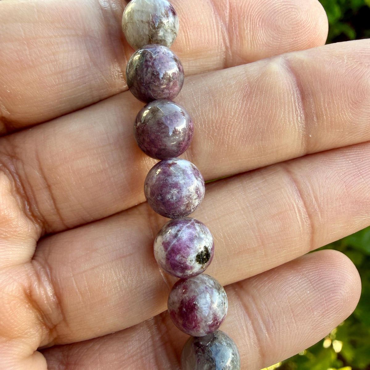 Plum Blossom Tourmaline Bracelet — Love & Compassion