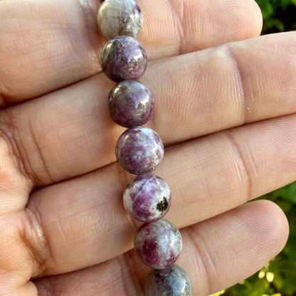 Plum Blossom Tourmaline Bracelet — Love & Compassion