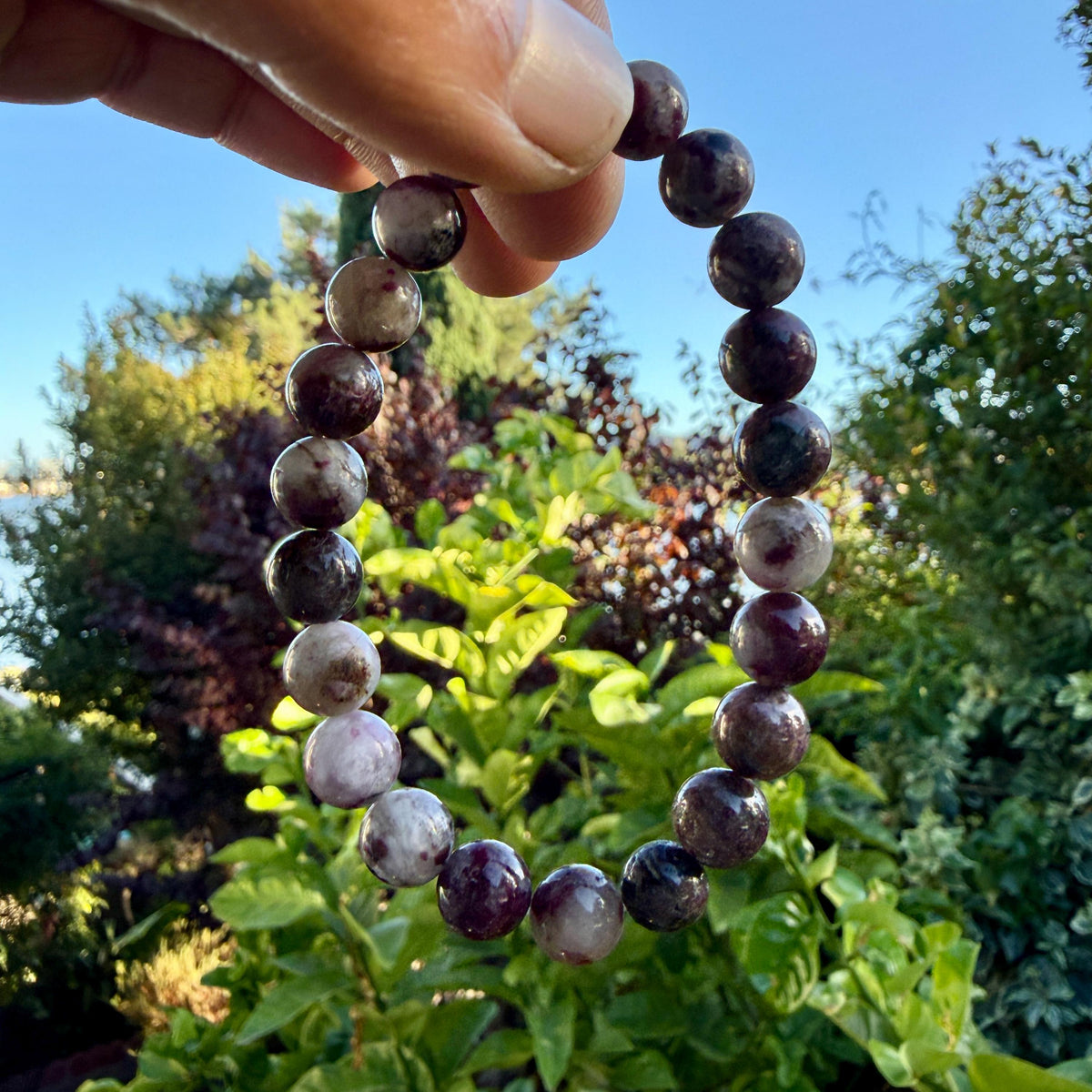 Plum Blossom Tourmaline Bracelet — Love & Compassion