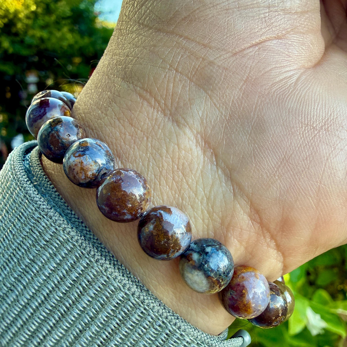 Plum Blossom Tourmaline Bracelet — Love & Compassion