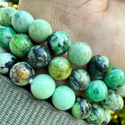 AAA Variscite Bracelet – Natural Green Variscite Stone Bracelet | Genuine Variscite Gemstone Jewelry