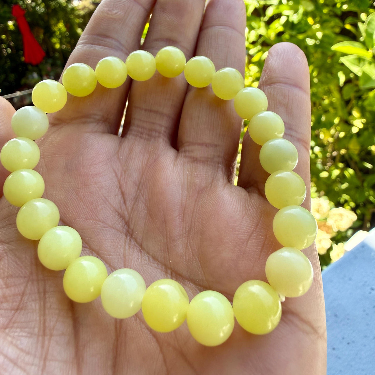 Lemon Jade Bracelet — Abundance & Joy