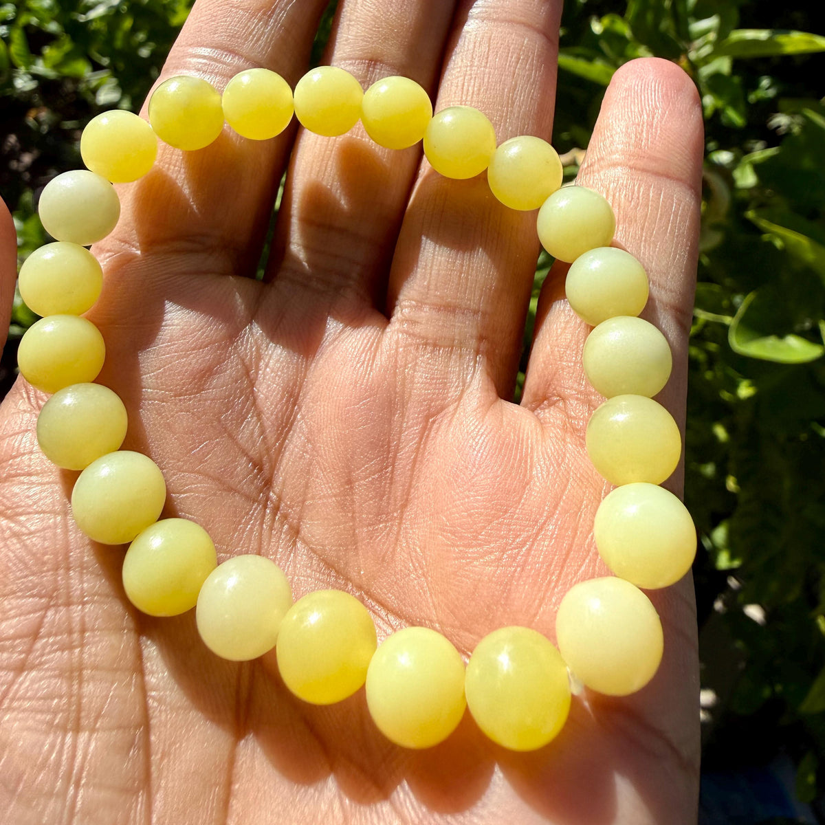 Lemon Jade Bracelet — Abundance & Joy