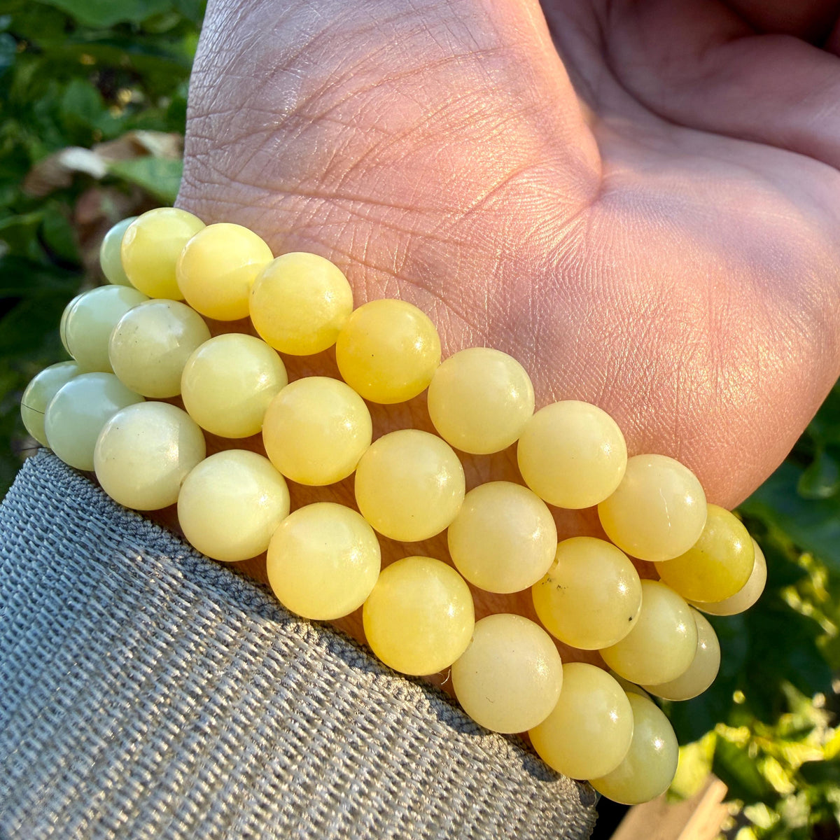 Lemon Jade Bracelet — Abundance & Joy