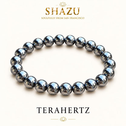 AAA Terahertz Bracelet – Silver Terahertz Stone Bracelet | Tera Hertz Jewelry