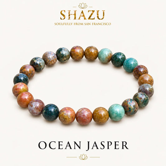 Ocean Jasper Bracelet — Calm & Balance