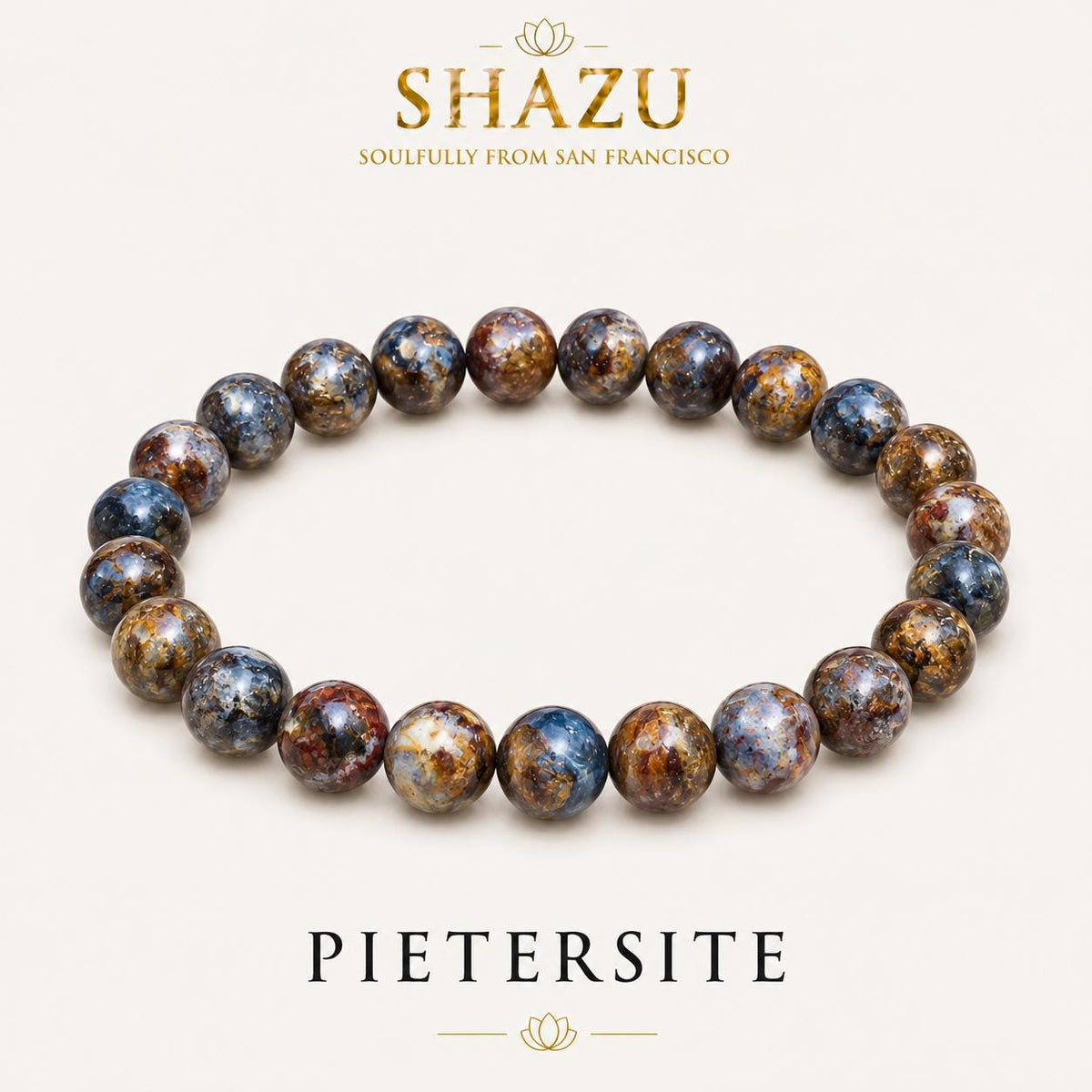 Pietersite Bracelet — Courage & Clarity