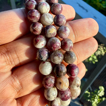 Plum Blossom Tourmaline Bracelet — Love & Compassion