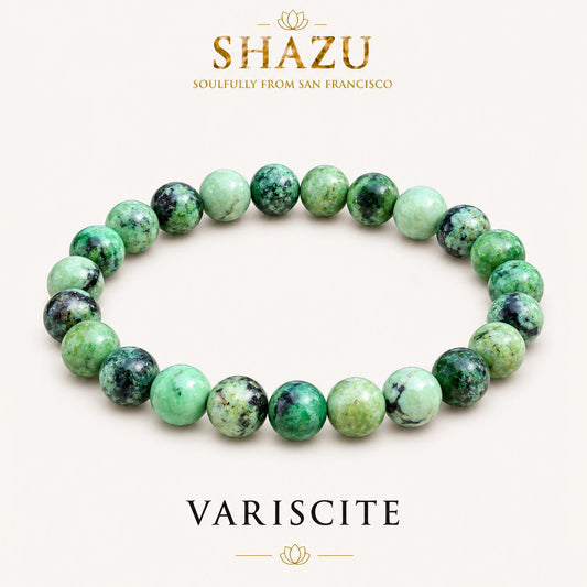 Variscite Bracelet — Calm & Balance