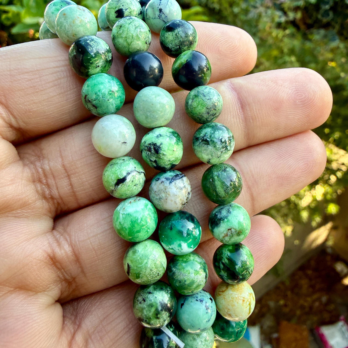 AAA Variscite Bracelet – Natural Green Variscite Stone Bracelet | Genuine Variscite Gemstone Jewelry