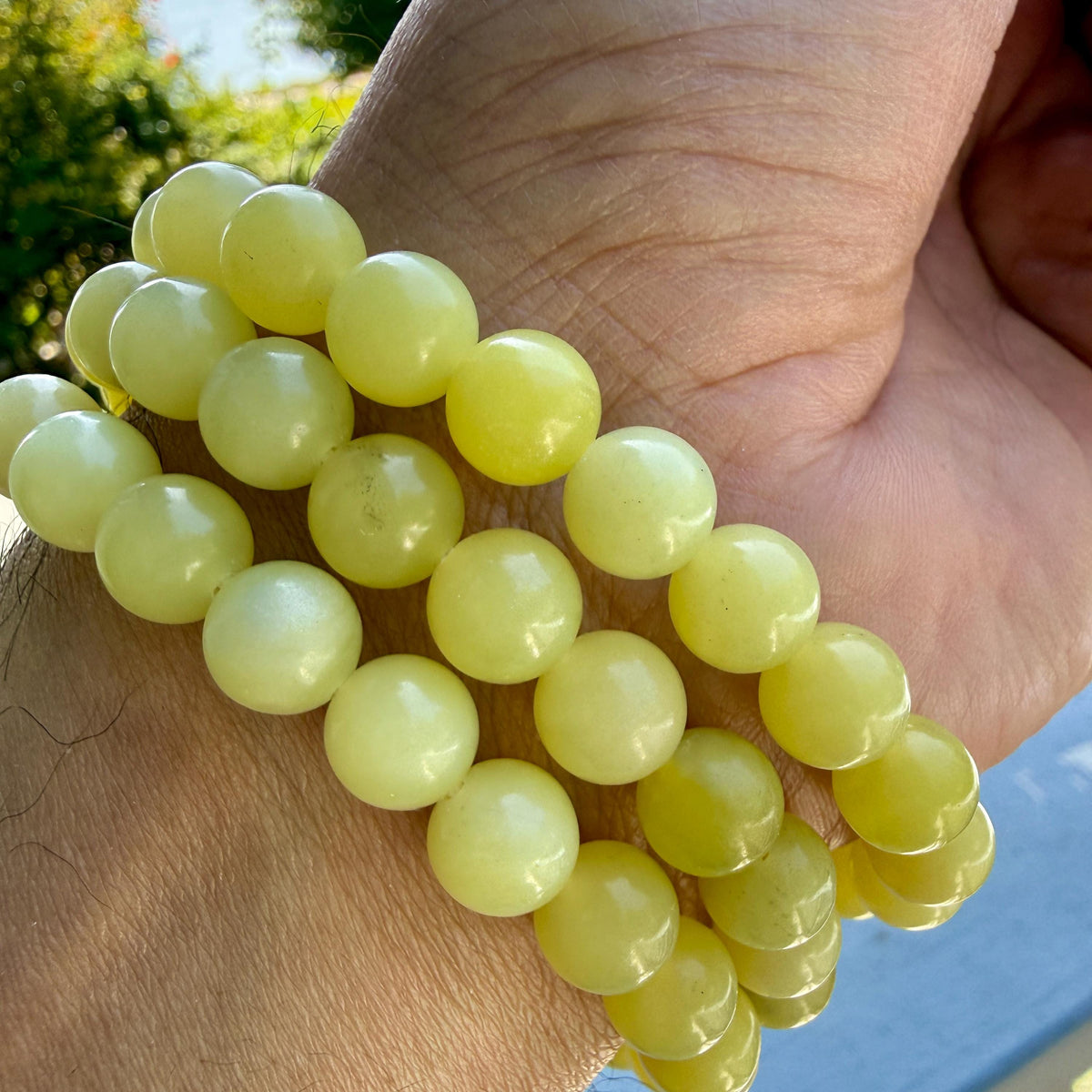 Lemon Jade Bracelet — Abundance & Joy