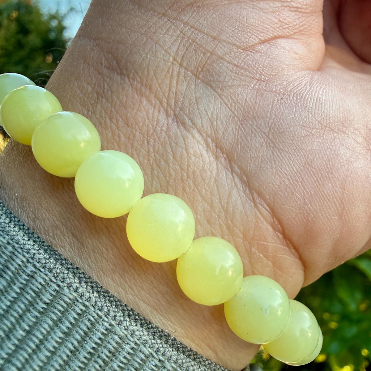 Lemon Jade Bracelet — Abundance & Joy