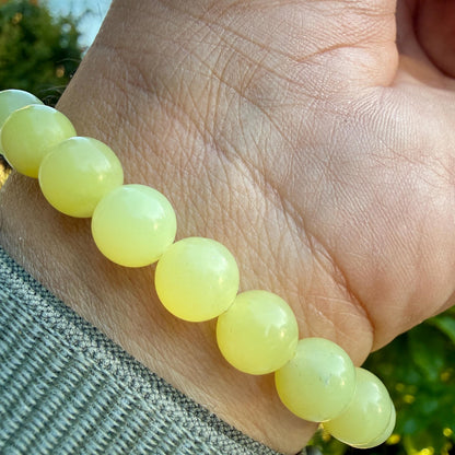 Lemon Jade Bracelet — Abundance & Joy
