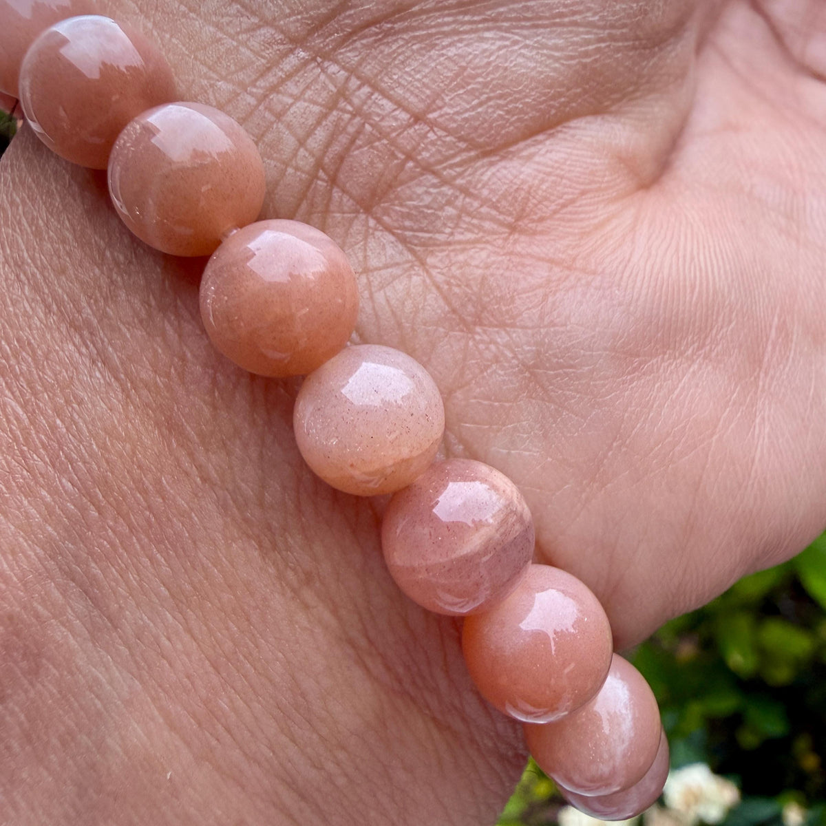 Peach Moonstone Bracelet — Quiet Intuition