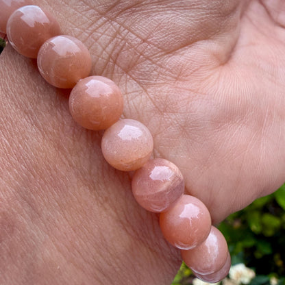 Peach Moonstone Bracelet — Quiet Intuition