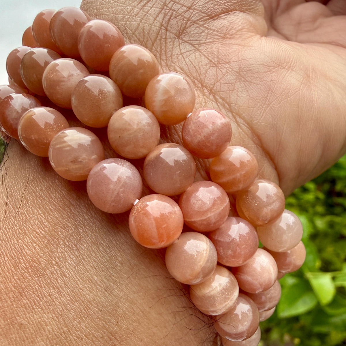 Peach Moonstone Bracelet — Quiet Intuition