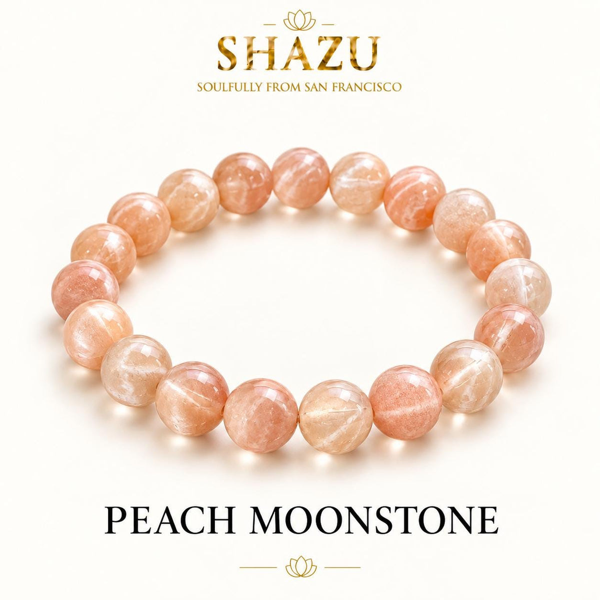 Peach Moonstone Bracelet — Quiet Intuition