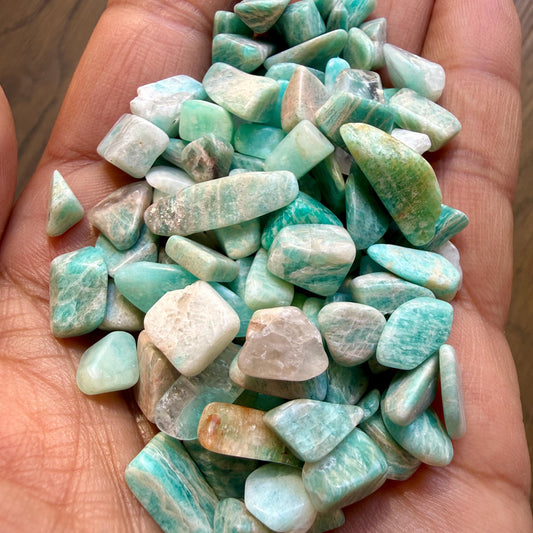 Amazonite Chips – Chipped Amazonite | Natural Amazonite Stone Chips | Blue Amazonite Chips | Raw Amazonite Chips | Rough Amazonite Chips