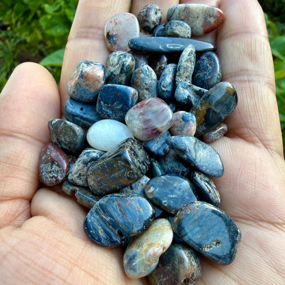 Pietersite Chips – Chipped Pietersite | Natural Pietersite Stone Chips | Blue Gold Pietersite Chips | Raw Pietersite Chips