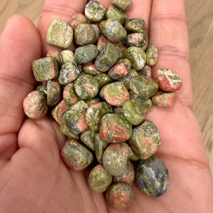 Unakite Chips – Chipped Unakite | Natural Unakite Stone Chips | Raw Unakite Chips | Rough Unakite Chips | Pink Green Unakite Chips